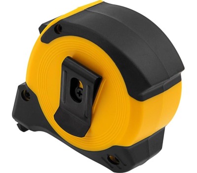 Рулетка DENZEL Рулетка 5м х 25мм, двухкомп. корпус, магнитный обрезиненный зацеп 31532