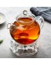 MALLONY Подставка AROMA под заварочный чайник, стеклянная, размер: 12,5*5*14 см (106475)