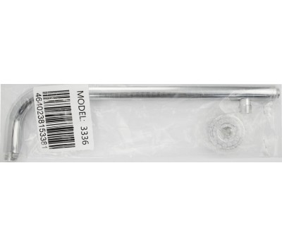 Кронштейн GFMARK 3336 Кронштейн для тропического душа с внешней подводкой, длина 400 мм, из нержавеющей стали, цвет ХРОМ