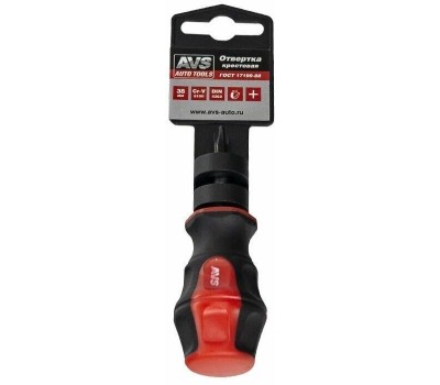 Отвертка AVS TOOLS OKP2038 крестовая (PH2x38 мм)