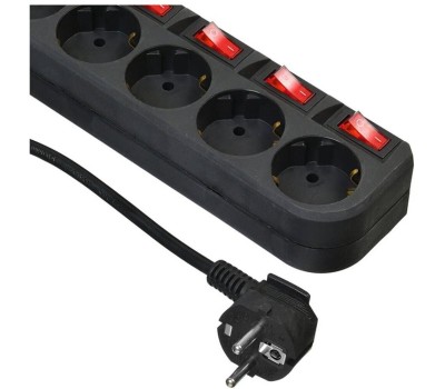 Сетевой фильтр BURO 500SH-5-SW-B