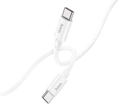 Кабель HOCO (6931474783264) силикон 1м USB 3.0A PD 60W для Type-C Type-C White 1 м