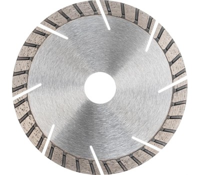 GROSS Диск алмазный, 125 х 22.2 мм, турбо-сегментный, сухая резка 73021