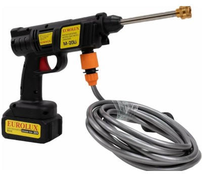 Мойка высокого давления EUROLUX Мойка аккумуляторная M-20Li (с 1 АКБ и ЗУ в комплекте)