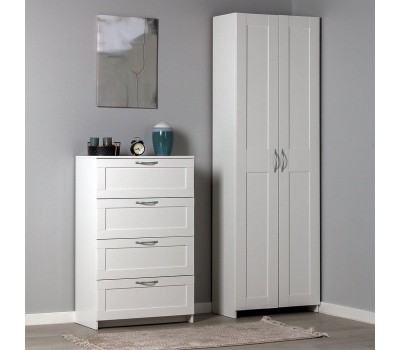 Корпусная мебель ГУД ЛАКК 2.02.02.060.1 СИРИУС комод 4 ящика белый RU (2 пак.)