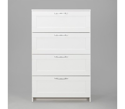 Корпусная мебель ГУД ЛАКК 2.02.02.060.1 СИРИУС комод 4 ящика белый RU (2 пак.)