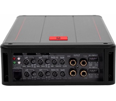 Автоусилитель ACV DX-4.350 V4 4*350Вт/4-3-2 канал/4-2 Ом/HPF/LPF/BP/BassBoost/High Input/D class