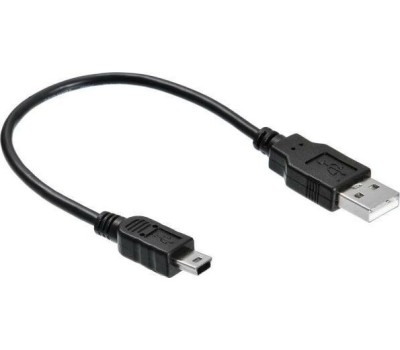 BURO Кабель OTG USB A(f) (прямой) - mini USB B (m) (прямой), 0.2м, черный [otg_mini]