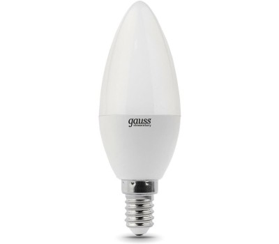 GAUSS Упаковка ламп LED E14, свеча, 8Вт, 10 шт. [33118]