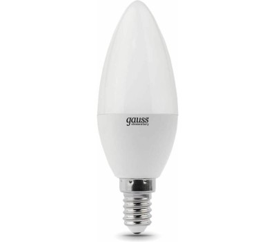 GAUSS Упаковка ламп LED E14, свеча, 8Вт, 10 шт. [33118]