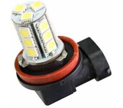 Лампа светодиодная SHO-ME Лампа автомобильная светодиодная H11-18SMD, H11, 12В, 2шт