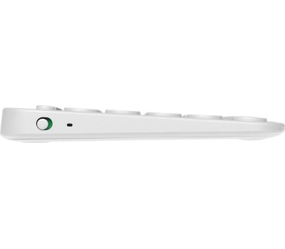 Клавиатура LOGITECH Клавиатура K380, беспроводная, Bluetooth, мембранная, заводское нанесение кириллицы, белый [920-009589]
