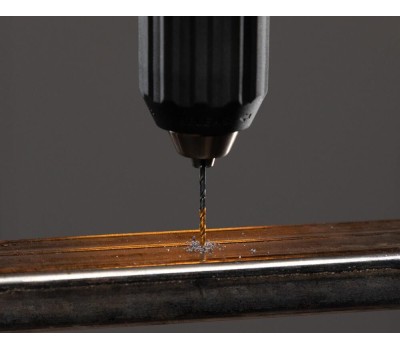 Сверло DENZEL Сверло по металлу, 2,5 мм, HSS-Tin, Golden Tip, 10 шт. 717204