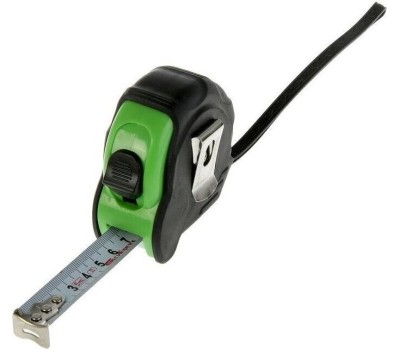 Рулетка СИБРТЕХ Рулетка Графит,обрезиненный корпус,амортизатор,5 м х 19 мм 32531