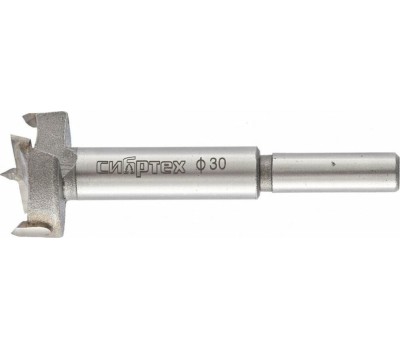 Сверло СИБРТЕХ Сверло Форстнера по дереву, 30 мм, цилиндрический хвостовик 704830