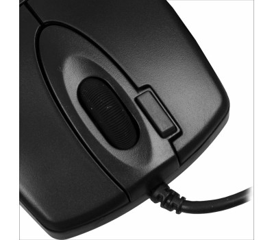 A4TECH Мышь проводная OP-620DS черный (USB, 1200dpi, 4but) (OP-620DS)