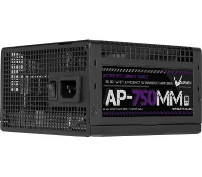 Блок питания FORMULA Блок питания AP-750ММ, 750Вт, 80 PLUS WHITE, 120мм, черный, retail