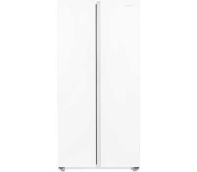 Холодильник MAUNFELD Холодильник двухкамерный MFF177NFWE Total No Frost, Side by Side, инверторный белый