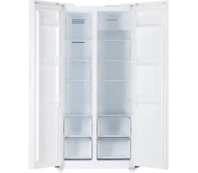 Холодильник MAUNFELD Холодильник двухкамерный MFF177NFWE Total No Frost, Side by Side, инверторный белый