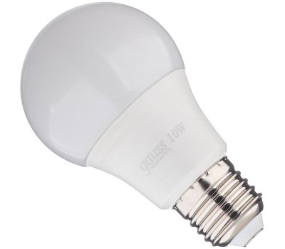 GAUSS Упаковка ламп LED E27, груша, 10Вт, 10 шт. [23230]