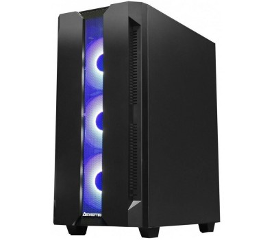CHIEFTEC Корпус ATX Hunter, Midi-Tower, без БП, черный [gs-01b-op]