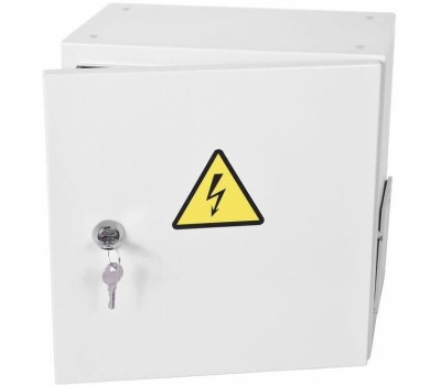 ЦМО Шкаф монтажный Эконом ШТВ-НЭ-4.4.21-3ВВА-Т1 настенный, стальная передняя дверь, 400x400x210 мм