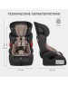 Автокресло детское SIGER УУД Космо Lux гр.I/II/III, антр.серый