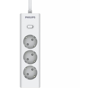 Сетевой фильтр PHILIPS Сетевой фильтр CHP2135WB/51, 3м, белый
