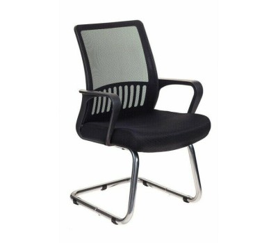 БЮРОКРАТ Кресло MC-209, сетка/ткань, до 120кг, черный [mc-209/b/tw-11]