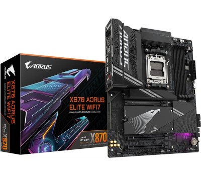 Материнская плата GIGABYTE Материнская плата X870 AORUS ELITE WIFI7, Socket AM5, AMD X870, ATX, Ret