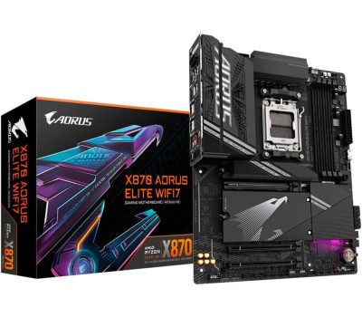Материнская плата GIGABYTE Материнская плата X870 AORUS ELITE WIFI7, Socket AM5, AMD X870, ATX, Ret