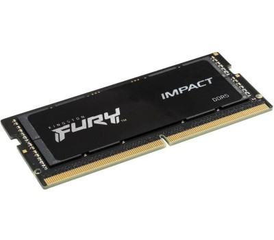 Оперативная память KINGSTON Оперативная память Fury Impact KF548S38IB-16 DDR5 - 1x 16ГБ 4800МГц, для ноутбуков (SO-DIMM), Ret