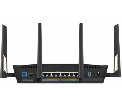 Маршрутизатор ASUS Маршрутизатор RT-BE88U (RT-BE88U/EU) WiFi 7 10G 4х2.5G USB 1376+5764Mbps 5GHz/2.4GHz