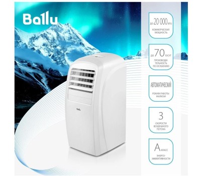 Мобильный кондиционер BALLU Кондиционер мобильный Smart Pro BPAC-20 CE_20Y белый