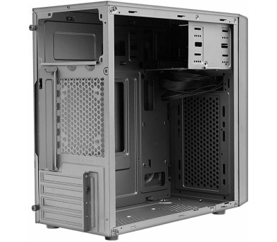 Корпус GINZZU Корпус MiniTower D190 черный (mATX, без БП, 2xUSB2.0, no fan) ( D190)