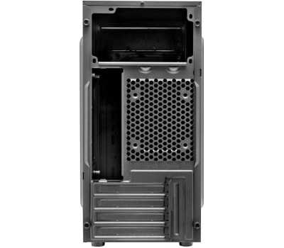 Корпус GINZZU Корпус MiniTower D190 черный (mATX, без БП, 2xUSB2.0, no fan) ( D190)