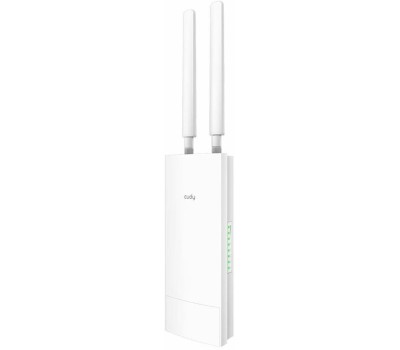 Точка доступа CUDY Точка доступа Outdoor 4G LTE AC1200 WiFi Router, Cat.4, 300Mbps + 867Mbps Wi-Fi, build-in 4G LTE modem, lightning protection, IP65 Waterproof, 10/100M RJ45, 2 x Detachable 4G Antennas, 24V passive PoE adapter included, Mesh Support