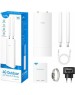 Точка доступа CUDY Точка доступа Outdoor 4G LTE AC1200 WiFi Router, Cat.4, 300Mbps + 867Mbps Wi-Fi, build-in 4G LTE modem, lightning protection, IP65 Waterproof, 10/100M RJ45, 2 x Detachable 4G Antennas, 24V passive PoE adapter included, Mesh Support