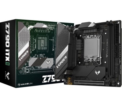 Материнская плата MAXSUN MS-iCraft Z790ITX WIFI V1/V2 (Socket 1700, mini-ITX, 2*DDR5, HDMI/DP, 4*SATA3, 2*M.2, 1xPCI-E x16 , 4*USB 2.0, 4* USB 3.2 Gen1, 1* Type-C, LAN 1*2.5G, Bluetooth, Wi-Fi 802.11ax, RTL)