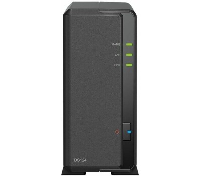 SYNOLOGY СХД настольное исполнение 1BAY NO HDD DS124
