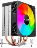 CBR-CC-3190-RGB-PWM Кулер для процессора, Al+Cu, 3 heat pipes, Socket 775/1366/1155/1156/1150/1151/1200/1700/AM2/АМ2+/АМ3/AM3+/FM1/FM2/AM4/AM5, TDP 190W, 120mm Fan, 2300RPM, HB, RGB, PWM, 36db