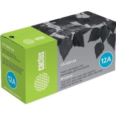 Тонер-картридж CACTUS CS-Q2612AS черный (2000 стр) - для HP/HP LaserJet 1010, 1012, 1015, 1018, 1020, 1022, 3015, 3020, 3030, 3050, 3052, 3055, M1005, M1319