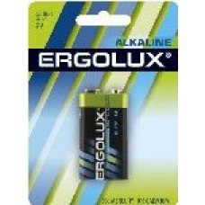 Элементы питания ERGOLUX (11753) 6LR61 Alkaline BL-1