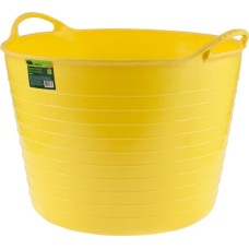 Ведро СИБРТЕХ Ведро гибкое сверхпрочное, 40 л, желтое 67507