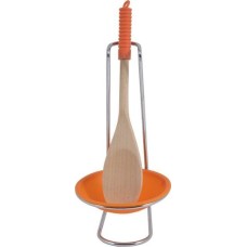 Подставка для ложки РЫЖИЙ КОТ Подставка для ложки с деревянной ложкой в комплекте W3751A (004660)