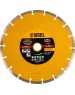 Отрезной алмазный диск DENZEL Диск алмазный, отрезной сегментный, 230 х 22.2 мм, сухая резка Denzel 73104