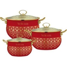 Набор кастрюль VELLEZZA VZ-1004RD