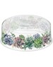 Крышка для СВЧ HOMVER Botanica D250мм с декором (бесцветный) 222132601/00