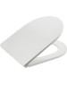 Сиденье для унитаза ARTICPLAST 7007 универсальное с системой плавного опускания микролифт ДЮРОПЛАСТ U - образное цвет белый