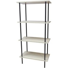 Стеллаж UNISTOR ЭЛЬБРУС деревянный напольный 60х30 черный 219733